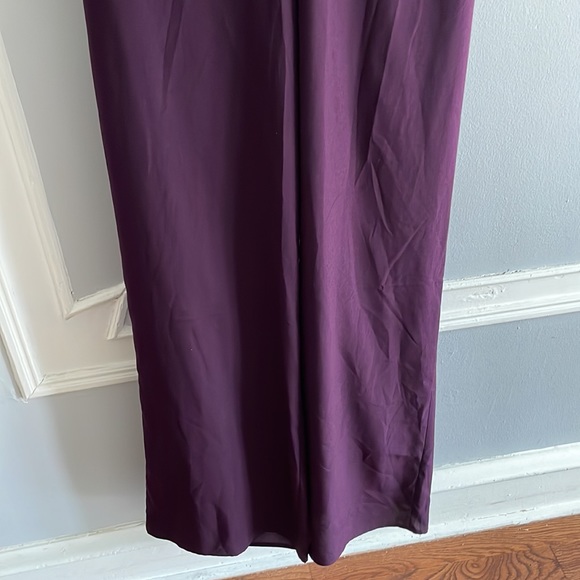 Plum Caplet Sleeved Jumpsuit - Picture 3 of 8